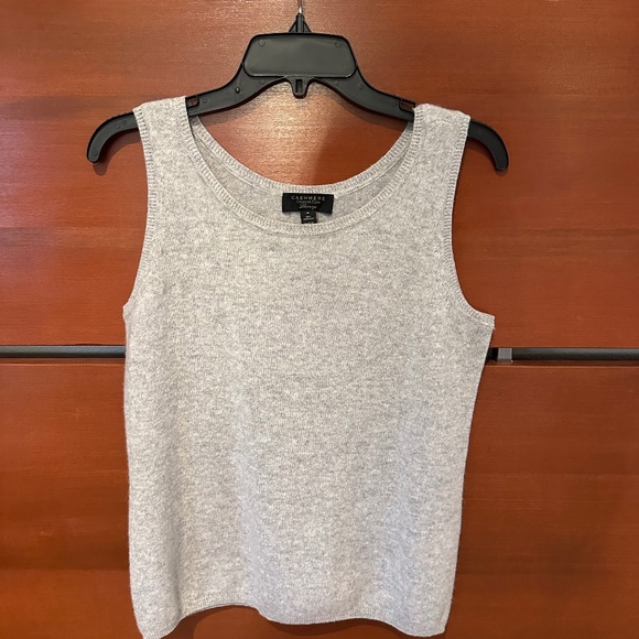 Cashmere Tank - Charter Club - Grey - Picture 1 of 2